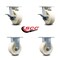 Service Caster 5 Inch Kingpinless Nylon Wheel Swivel Caster Swivel 2 Rigid, 2PK SCC-KP30S520-NYR-2-R-2 - alternate 3
